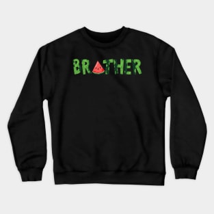 Watermelon Brother Summer Tropical Fruit Crewneck Sweatshirt